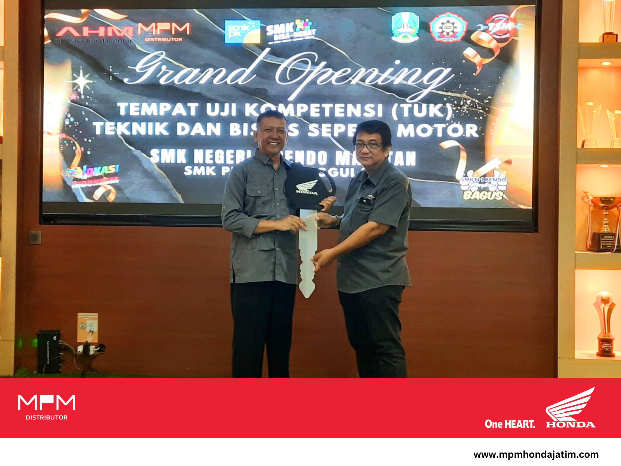 Jaga Kualitas Guru Dan Siswa, MPM Honda Jatim Tambah Tempat Uji Kompetensi.